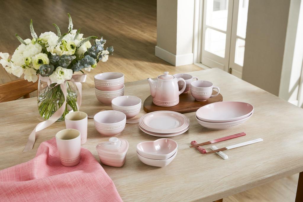 Le Creuset Plate 18cm Set of 2 Shell Pink