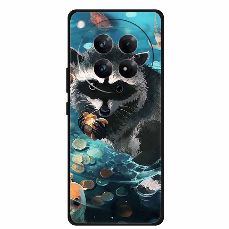 Для Infinix Zero 40 5G Чехол Черный Силикон ТПУ Расписной Планета Обложка Роскошный Животное Чехол Для Infinix Zero 40 4G Роскошный ЦветокFunda