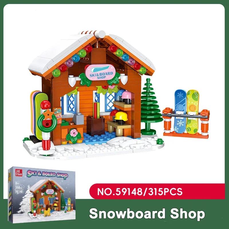 TOYLINX DIY Модель Рождественский Набор Строительных Блоков Детская Игрушка Строительные Блоки Настольное Украшение Украшение Детской Комнаты Подарки