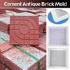 Форма для изготовления дорожек DIY Форма для тротуарной плитки Форма для цементного кирпича Кирпич Бетон Камень Форма Для Патио Сада Газона Тротуарная Плитка Дорожка Пешеходная Дорога