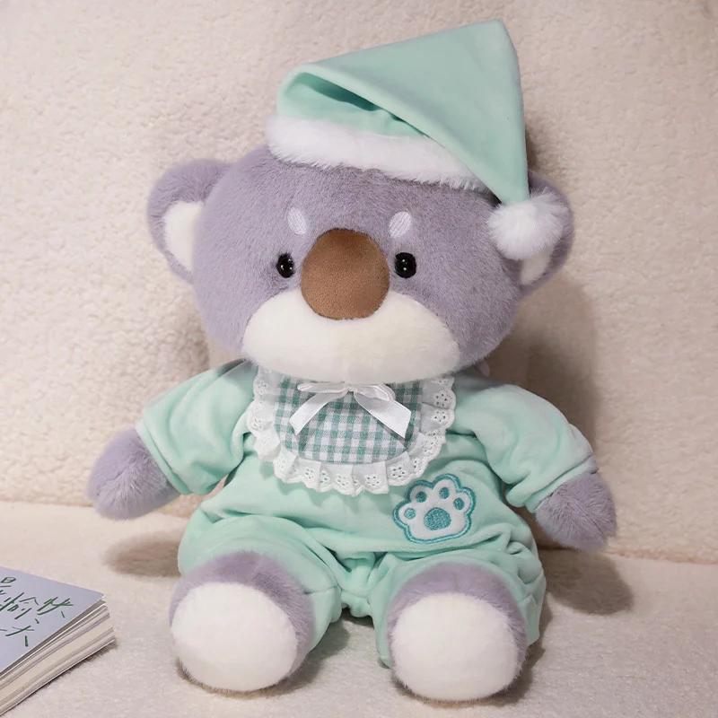 Очаровательная пижама, собака, лиса, коала, плюшевая игрушка, мягкая, спокойной ночи, кукла, животное, детская подушка, рождественский подарок на день рождения