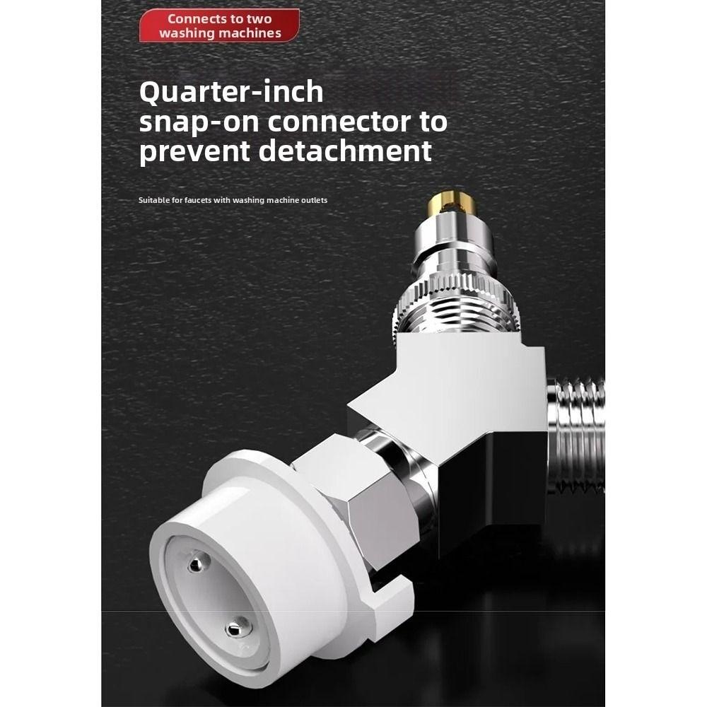 3 Way Water Pipe Adapter G1/2 Thread Water Pipe Fittings Three Way Connector Bidet Sprayer