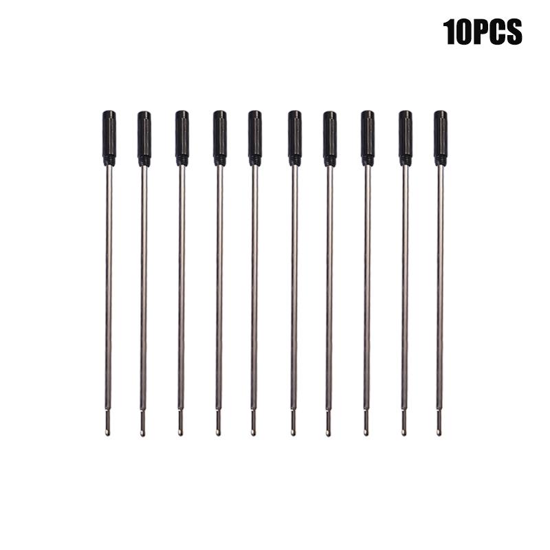 10 шт./лот вращающийся металлический стержень для ручки, специальный картридж для стержня для шариковой ручки