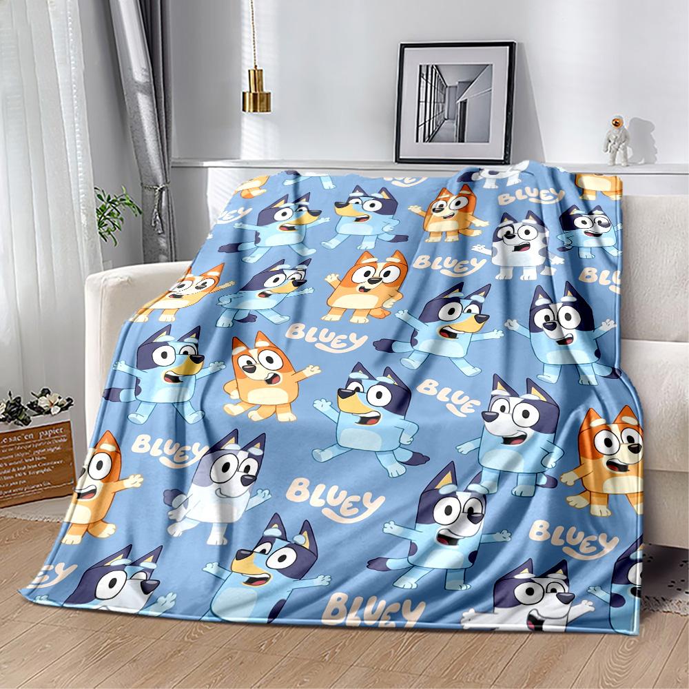 Bluey Friends Adventure Blanket Soft & Cozy Great for Couch Sofa Livingroom Four Seasons Multipurpose Modern Style