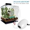 Ультра тихий аквариумный воздушный насос с двойным выходом, аэраторный насос для аквариума с аксессуарами, для резервуара емкостью до 100 галлонов