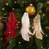 Realistic Christmas Tree Pendants White Doves Feather Birds Ornaments  Wedding Decoration