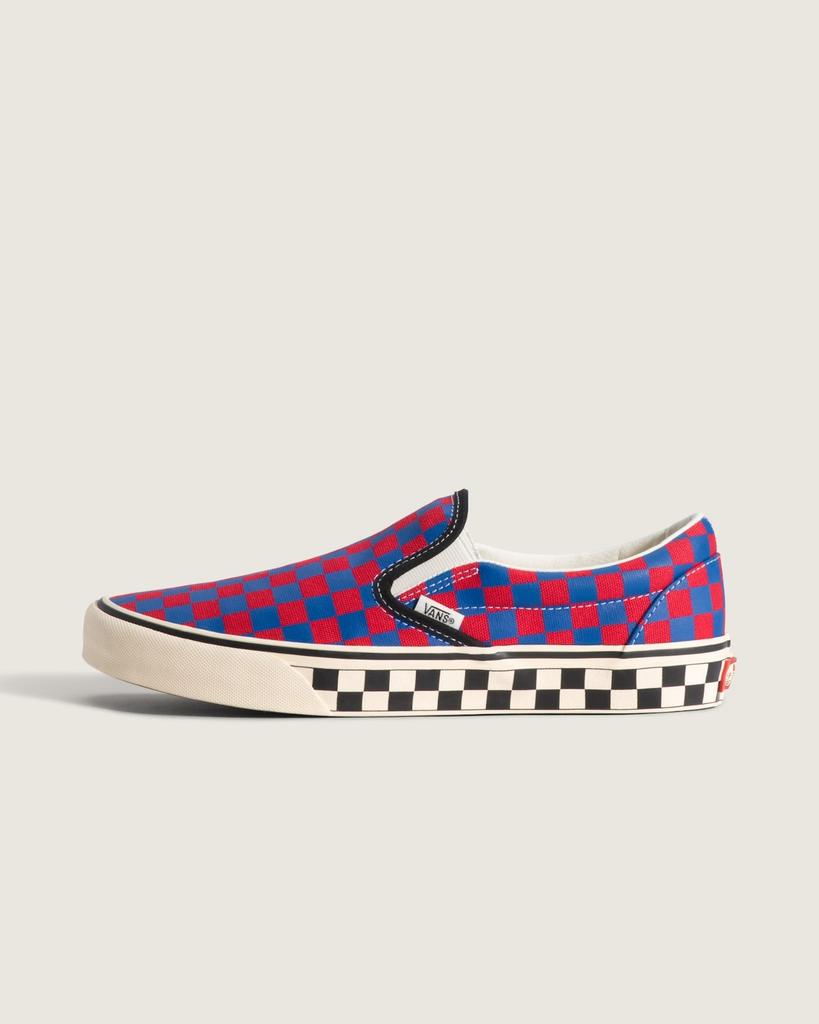 VN000DAHRDB Vans Classic Slip-On "Красный/Синий" (Мужской)