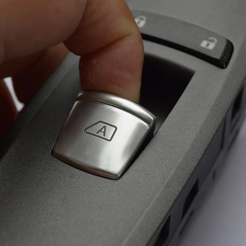 Door Window Glass Lift Button Knob Decorative Cover Sticker Trim For Infiniti Q50 Q50L Q70 QX50 QX60 Interior Accessories