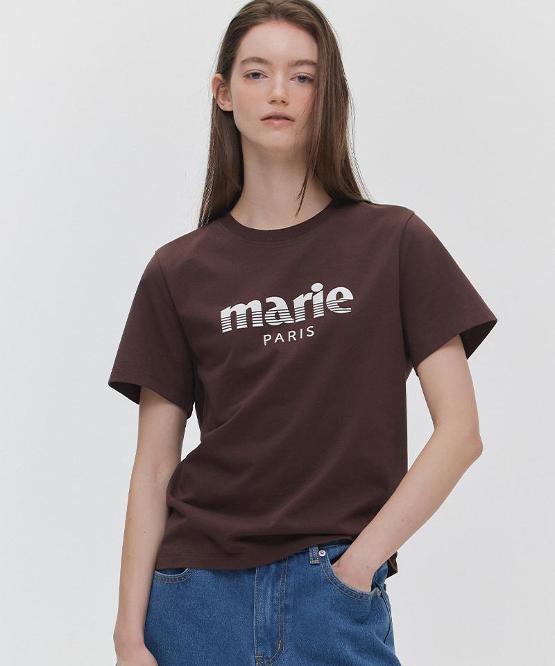 Футболка с коротким рукавом и логотипом-нотным станом MARIE CLAIRE (Magbts15Mbr)