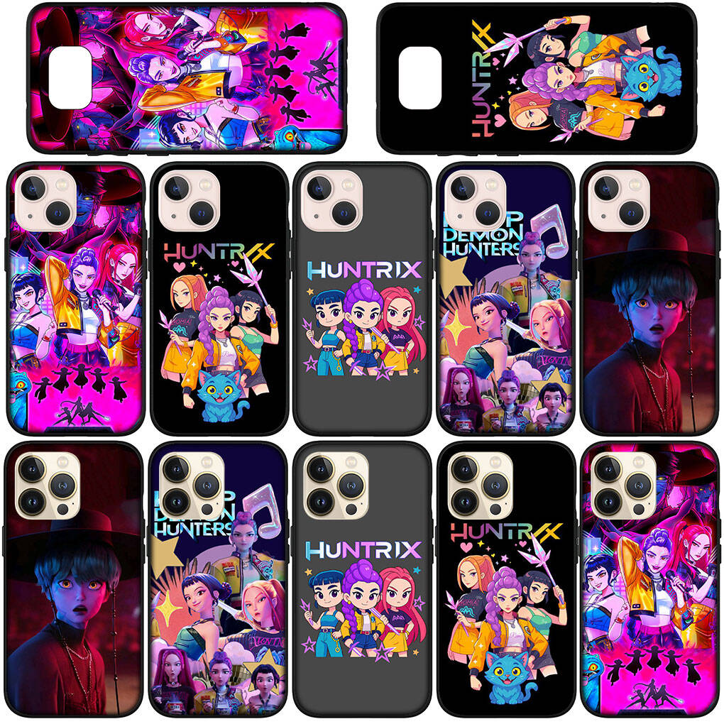 Phone Case for iPhone 17 16 15 Plus Huawei P30 P20 Lite Redmi Note 14 12 11 13 Pro Max OPPO A60 A80 A40 A18 A38 Mira Jinu KPop Zoey Demon Rumi Hunter
