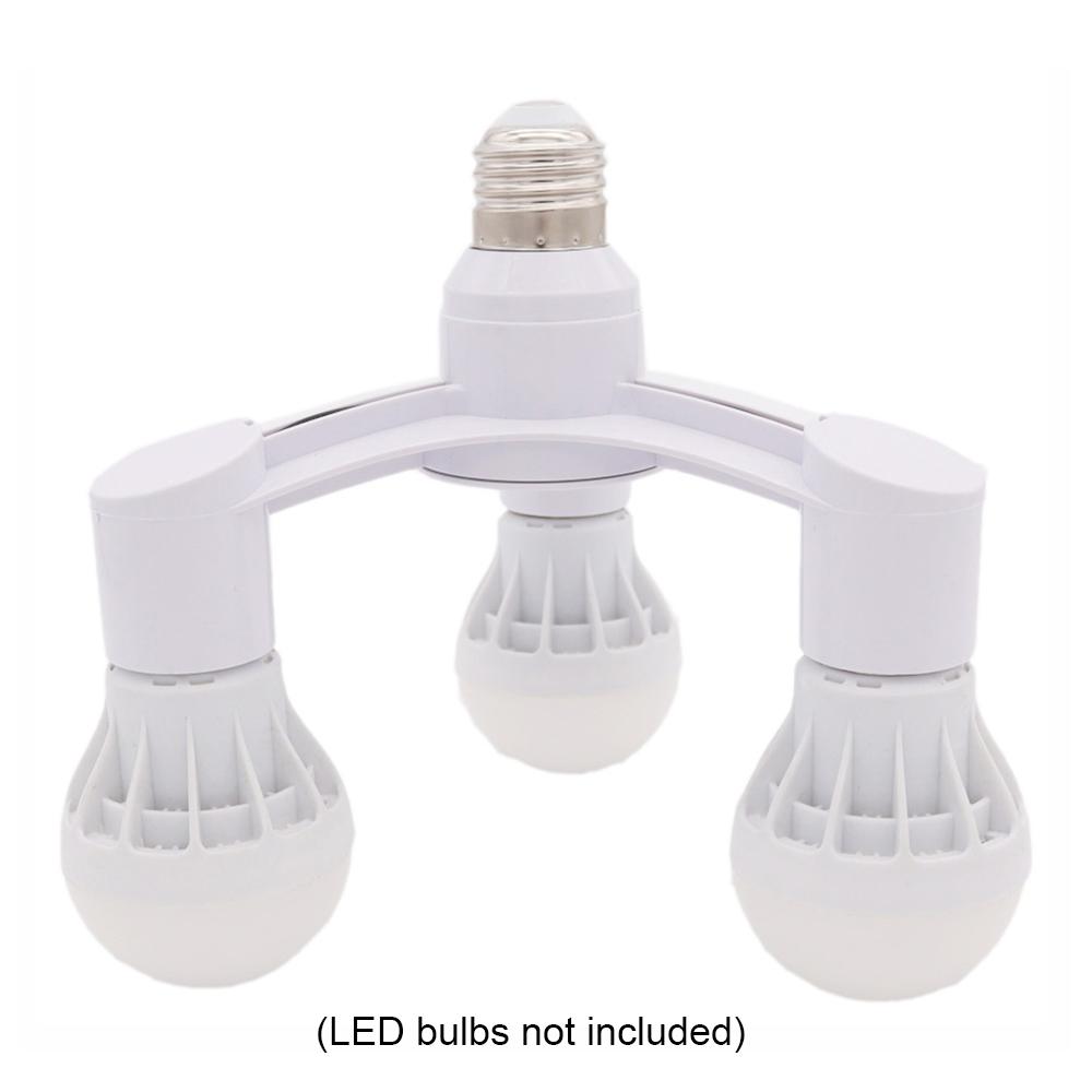 Screw E27 LED Base Light E27 to E27 Splitter Adapter Lamp Holder E27 Socket Blub Holder Converter 3 in 1 / 4 in 1 / 5 in 1