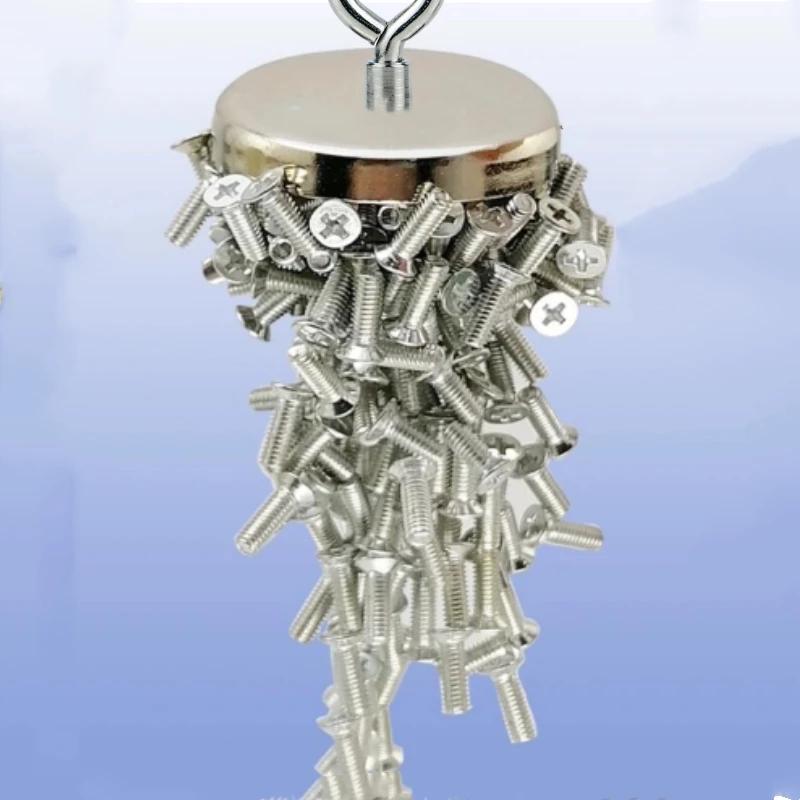 Мощный магнит Сильный магнитный крючок Неодимовые магниты для холодильника Практичный несущий крючок Бытовое использование Кухонный бар