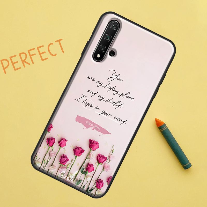 Христианские псалмы для чехла Huawei Nova Y91 Y70 Y72 Y73 Y60 Y90 Y61 8i 7i 11i 12i 12s 9 10 SE P20 P30 P40 Lite