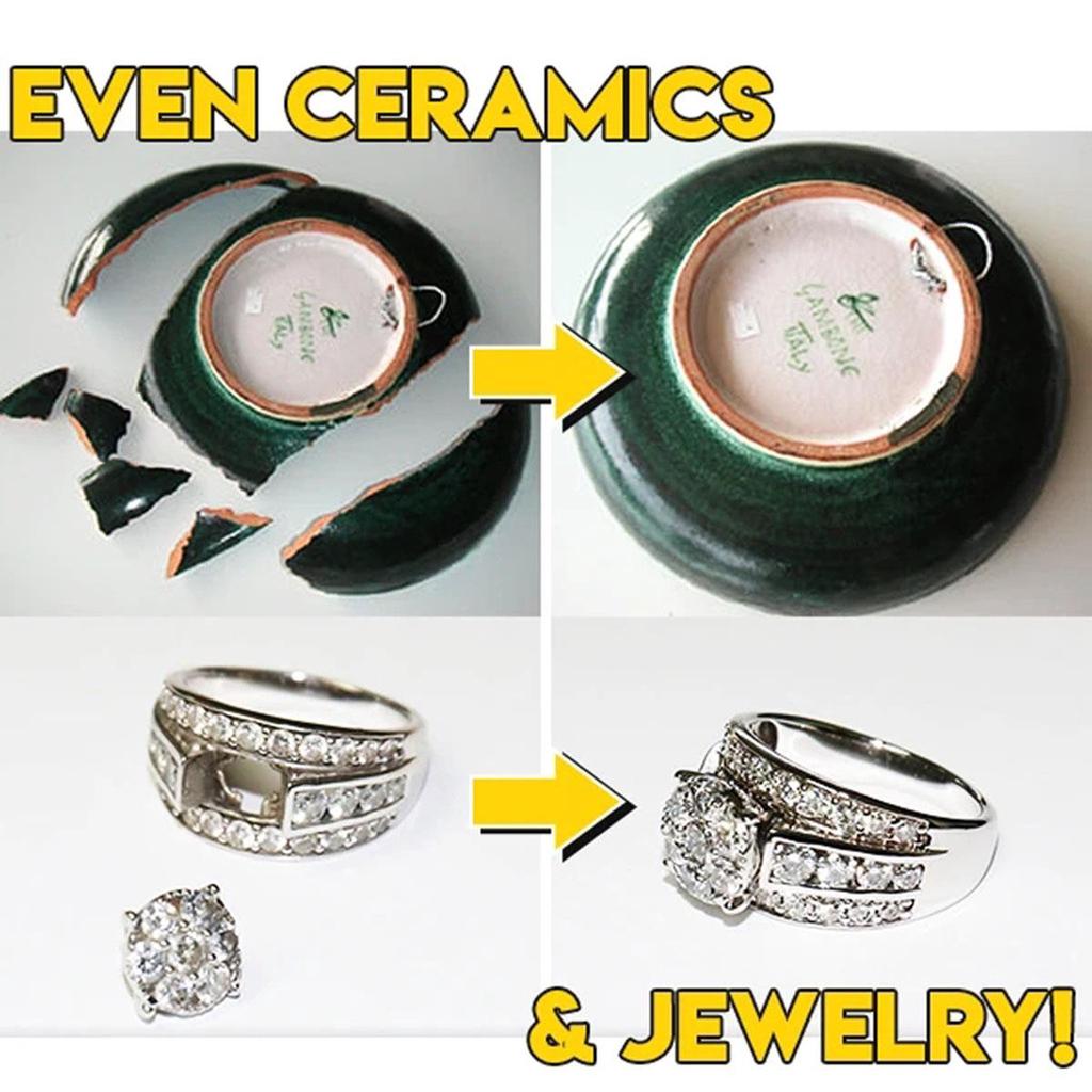 Universal Super Glue Small Potable Household Mighty Bond Waterproof All-Purpose Adhesive( 50ML)