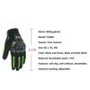 Motorcycle Gloves for Men Women Motorbike Anti-Slip Breathable Touchscreen Gloves with Knuckle