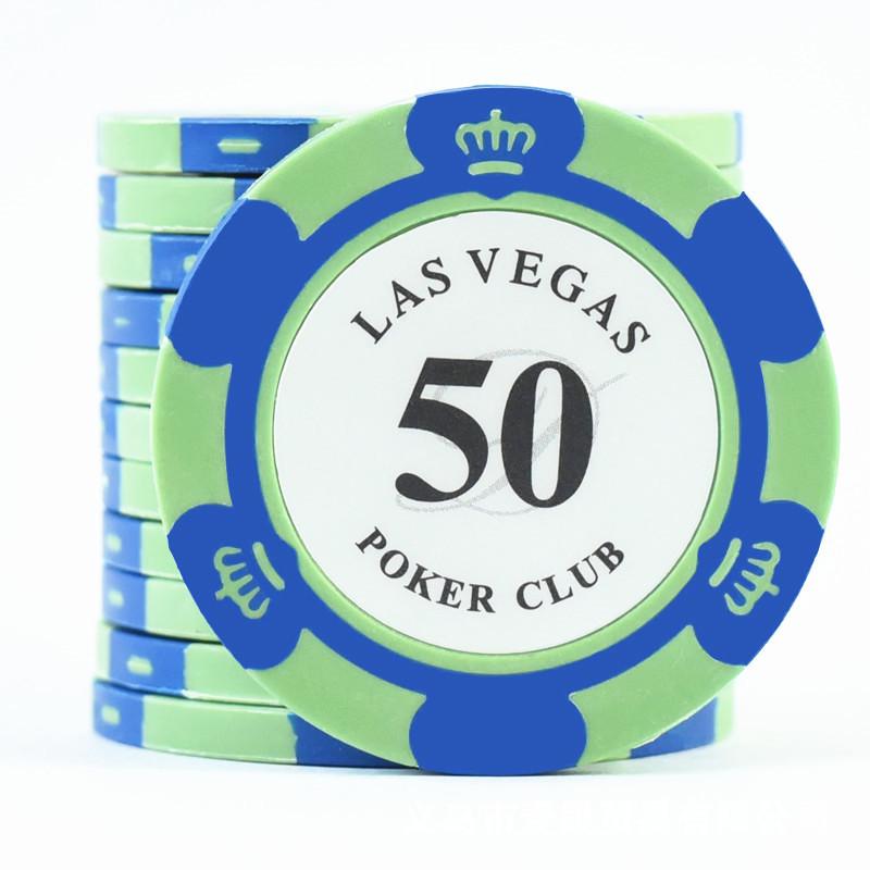 Набор глиняных фишек для Техасского Холдема и Маджонга Crown с железными вставками, алюминиевый кейс, скатерть для Гуаньдана