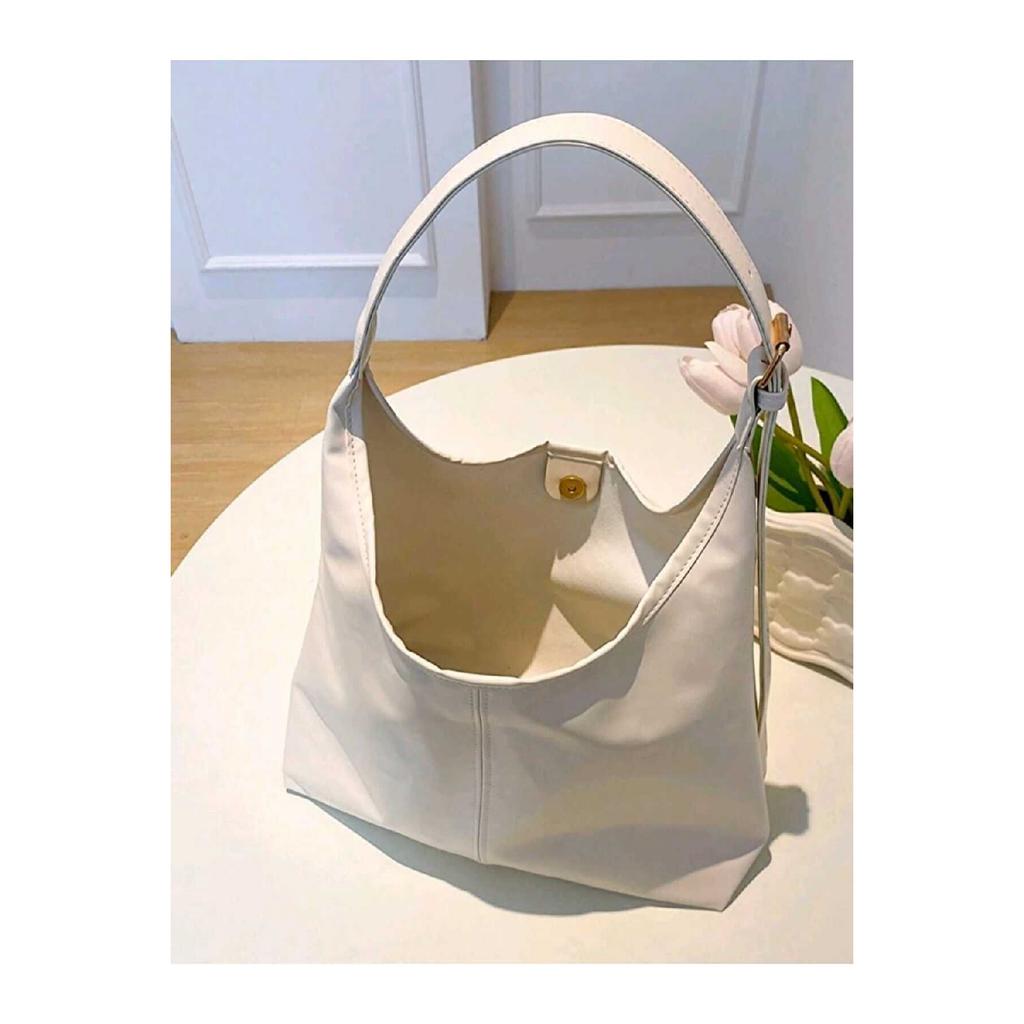 Women's Black Shoulder Bag Soft Inside And Outside Textured Quality Workmanship And Soft Faux Leather Hand Bag