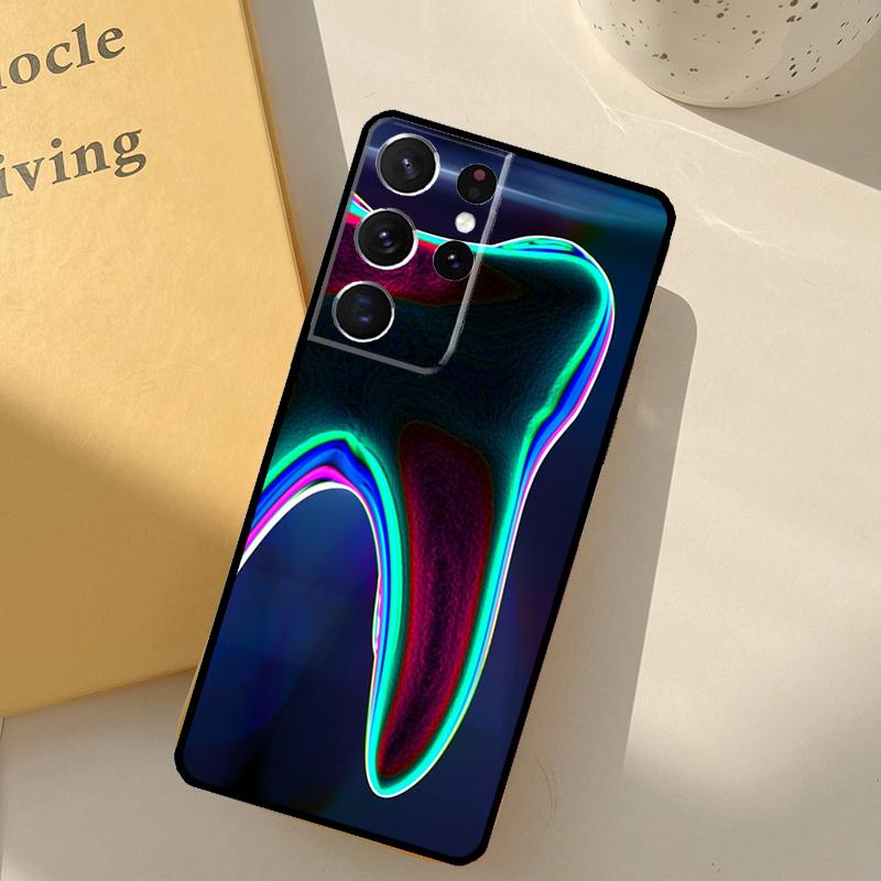 Чехол для телефона с рисунком зубов для стоматолога для Samsung Galaxy S23 S20 S21 S22 S24 S25 Ultra S9 S10 Plus S25 FE Защитный корпус