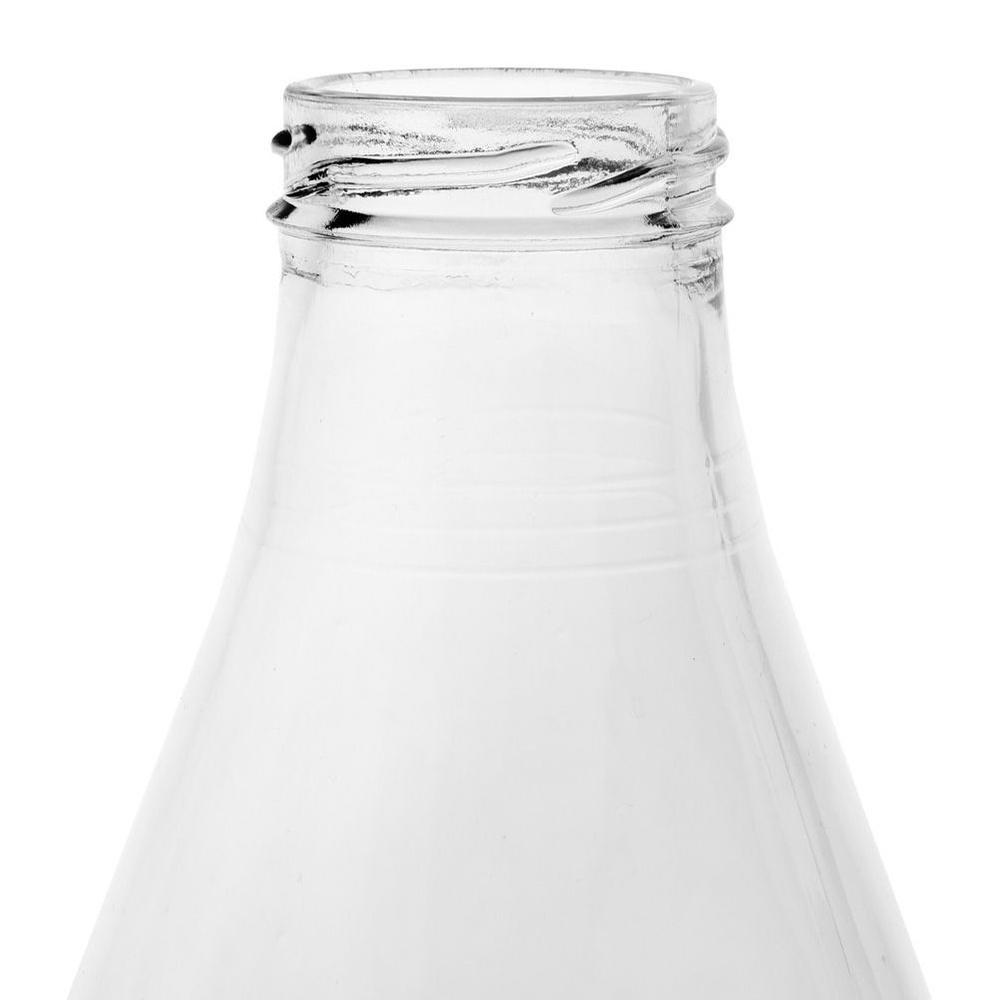 Glass milk bottle 1 l 6 pcs.