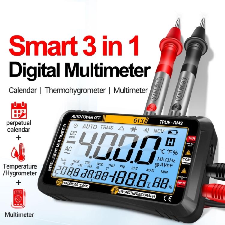 Ohmmeter Voltmeter with Backlit 4000 CountsDigital Multimeter Voltage Current Tester Multi Tester