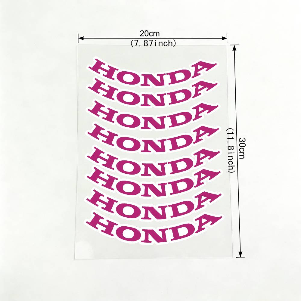 FIQ1 For Honda 18 colors Reflective motorcycle stickers, 3M safety warning at night in the dark scooter helmets