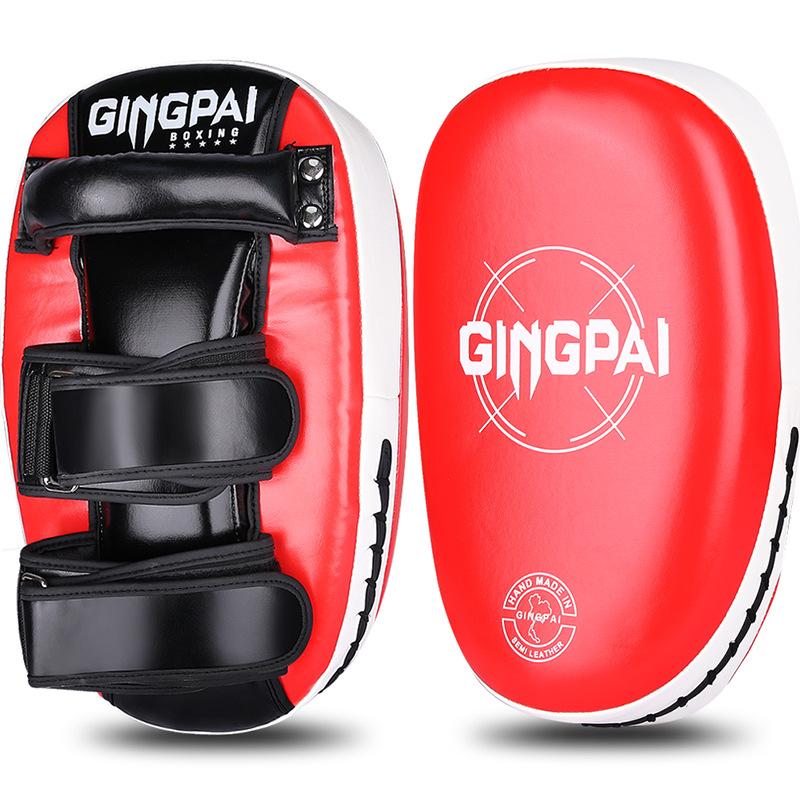 Суперволоконная кожа, маленькая ручная мишень, скоростная мишень, тренировочная дуговая мишень, защита для тайского бокса, саньда, тхэквондо, спарринга