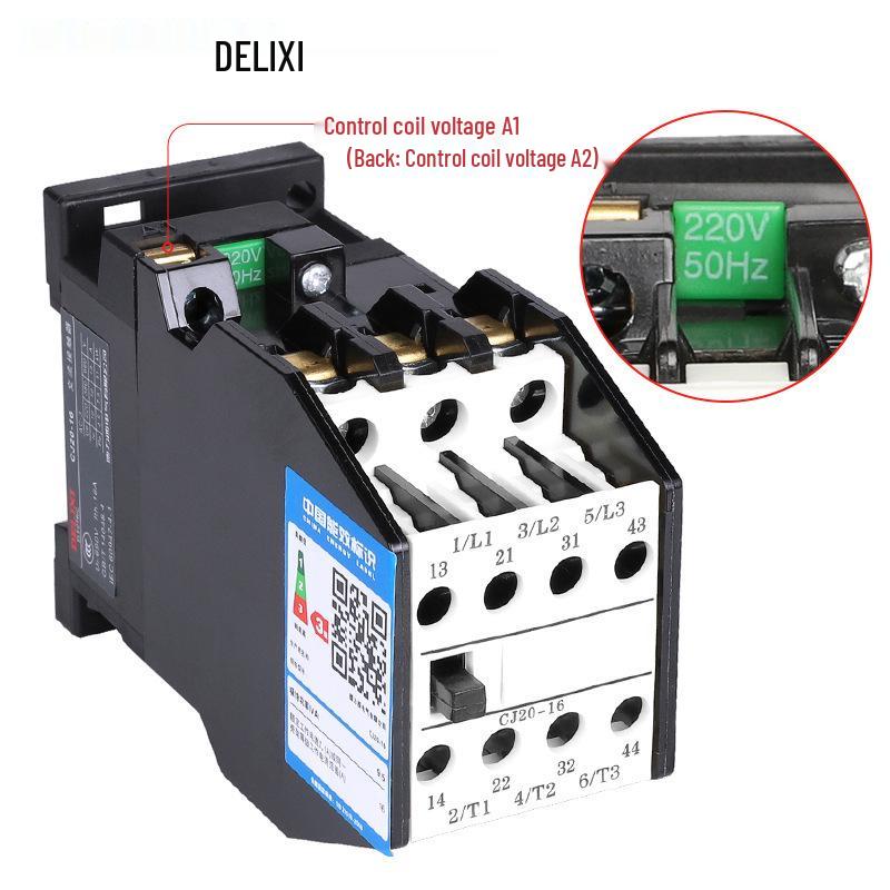 Контактор для асинхронного двигателя Delixi CJ20-16 16А