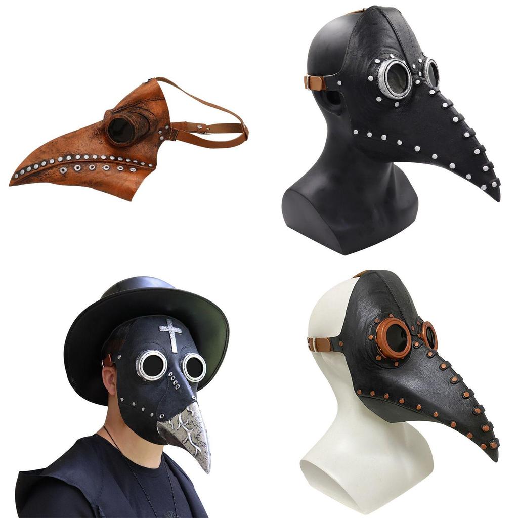 Маска Чумного Доктора Птицы Сложного Дизайна Идеально Подходит Для Стимпанк Костюма На Хэллоуин