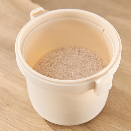 Микроволновая рисоварка пластиковая пароварка без бисфенола А с запирающейся крышкой для рассыпчатого риса 585 мл контейнер для овощей, пригодный для микроволновки