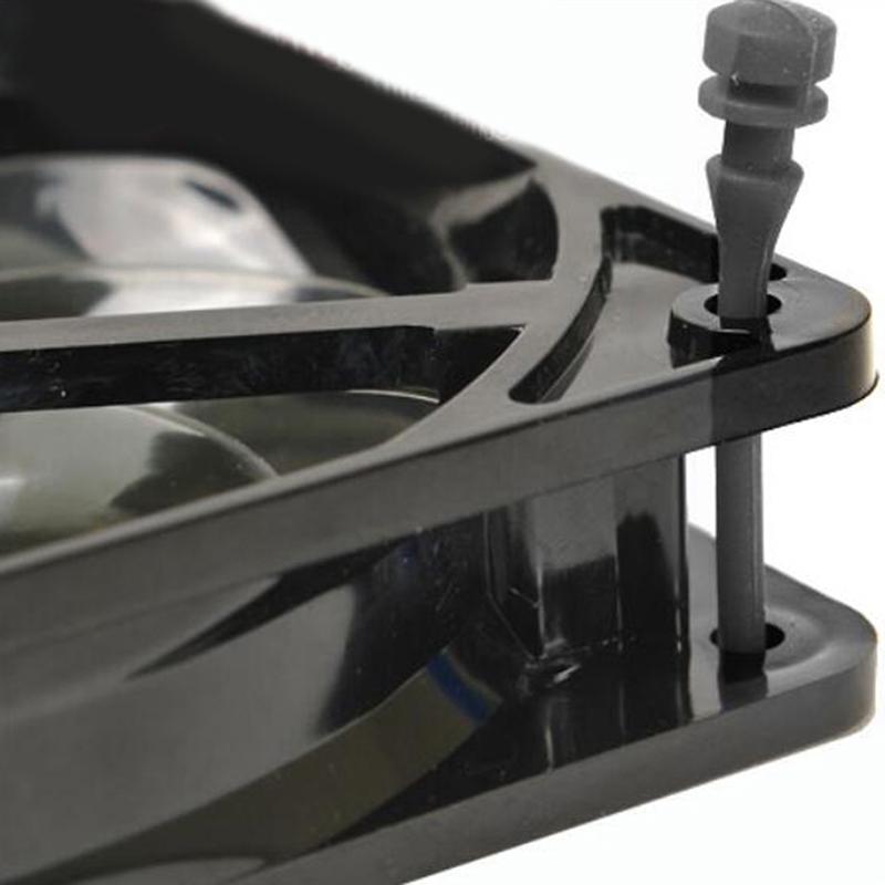 20 шт. винтовые заклепки резиновые вентиляторы для ПК шумопоглощение вентиляторы вибрация силиконовые винты