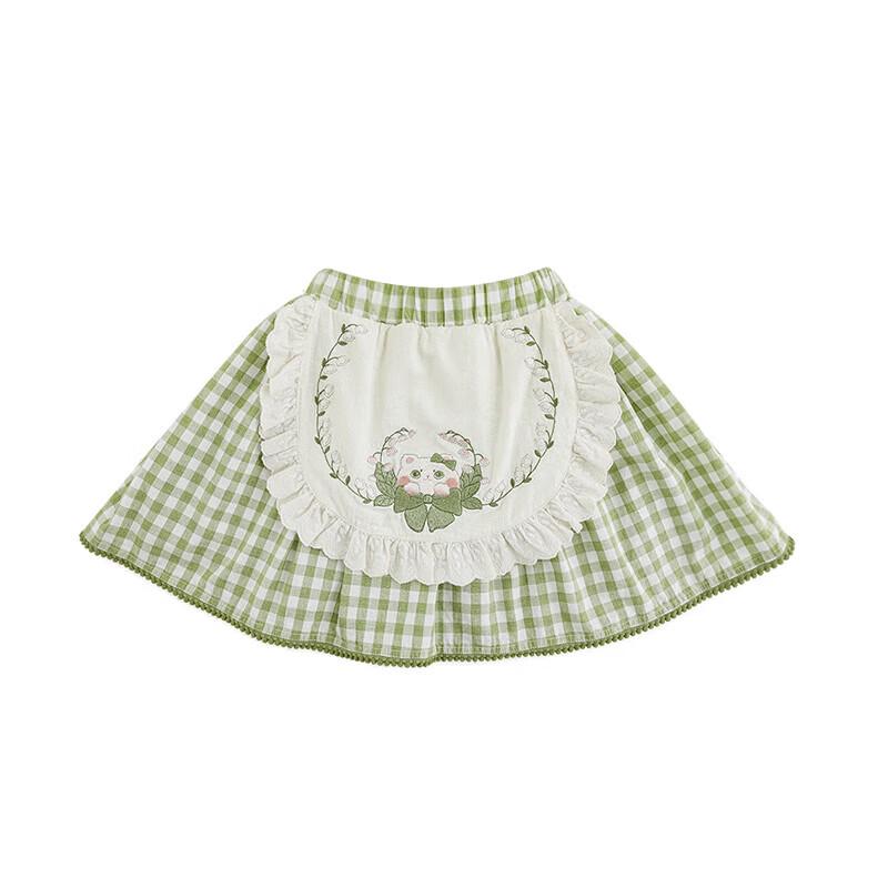 Коллекция рубашки с рюшами в стиле рококо и плетеной юбки для девочек Yoyou