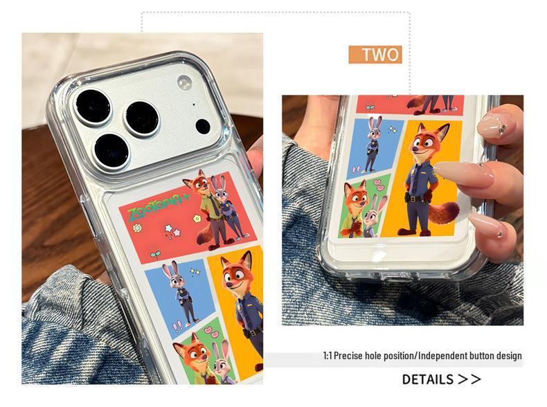 Совместимый чехол для Apple iPhone 17 Pro Max - Новый iPhone 17 Ник и Джуди 17 Pro, Продвинутое ощущение, Милый дизайн