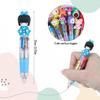 DIYASY 30 Pcs Mini Multicolor Ballpoint Pens, 4-in-1 Multicolored Retractable Pen Bulk Cute Animals Pens for Office Supplies Party Favors 15 Styles