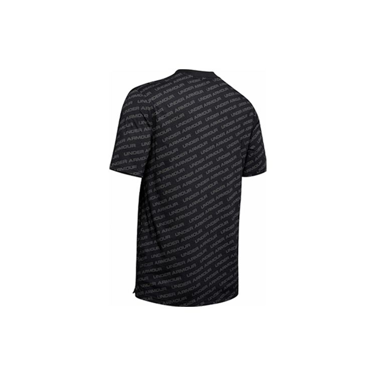 Under Armour Мужская футболка с круглым вырезом UA Unstoppable Wordmark, черные 1345563-001