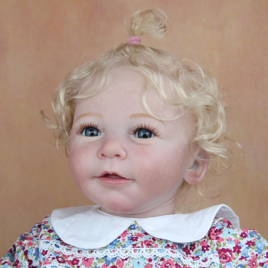 BZDOLL 55 см 3D-краска кожи мягкая силиконовая кукла реборн с кровеносными сосудами и кровью 22 дюйма тканевое тело блондинка Лиза игрушка для девочек