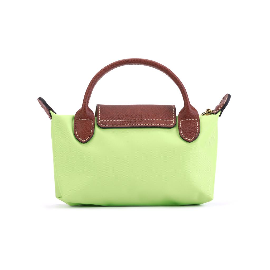 New LONGCHAMP Le Pliage Recycled Canvas With Leather Trim Canvas Bag, Dumpling Bag, Handbag Regular Women's Green 34175089355