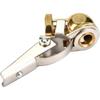 1/4 Inch Copper Tire Air Valve, Brass Tire Inflation Valve, Air Intake Opening, Tire Inflation Connection, Suitable for Car Engines (with Clip)