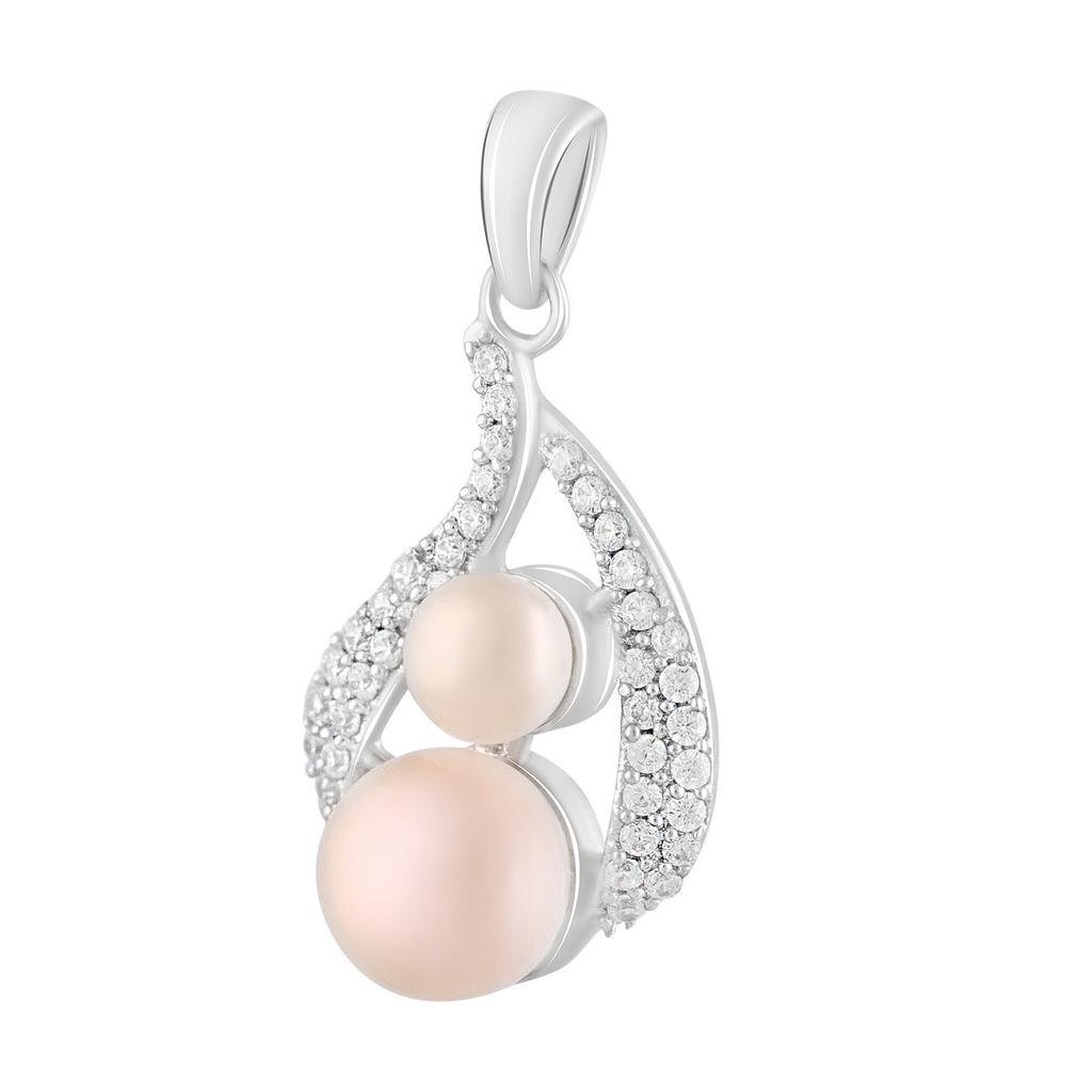 Silver Pendant with 3.788ct Pearls (2123545)