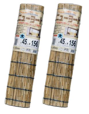 Набор из 2-х циндаоских жалюзи, прибл.. 45 x 156 см, Новый Йото, Большой, Солнцезащитный, Экран для уединения, Хорошая вентиляция, Мизукан Сэйрэнсё