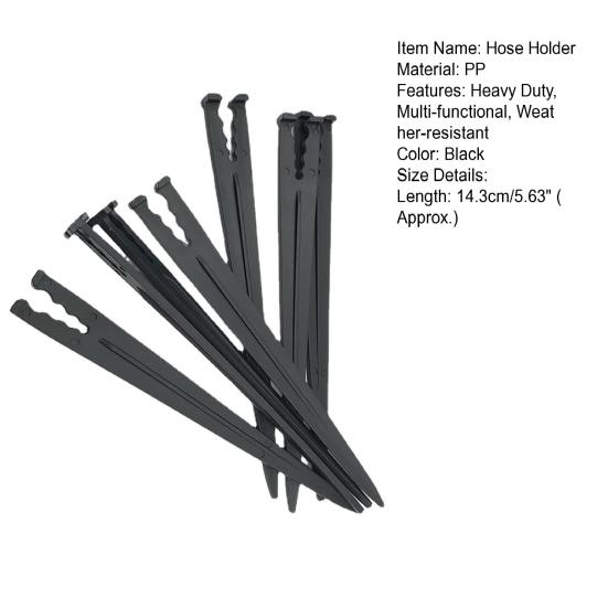 20 шт. держатель для шланга, простая установка, устойчивый к атмосферным воздействиям, многофункциональный держатель для шланга для газона, кронштейн для шланга для воды, садовые принадлежности