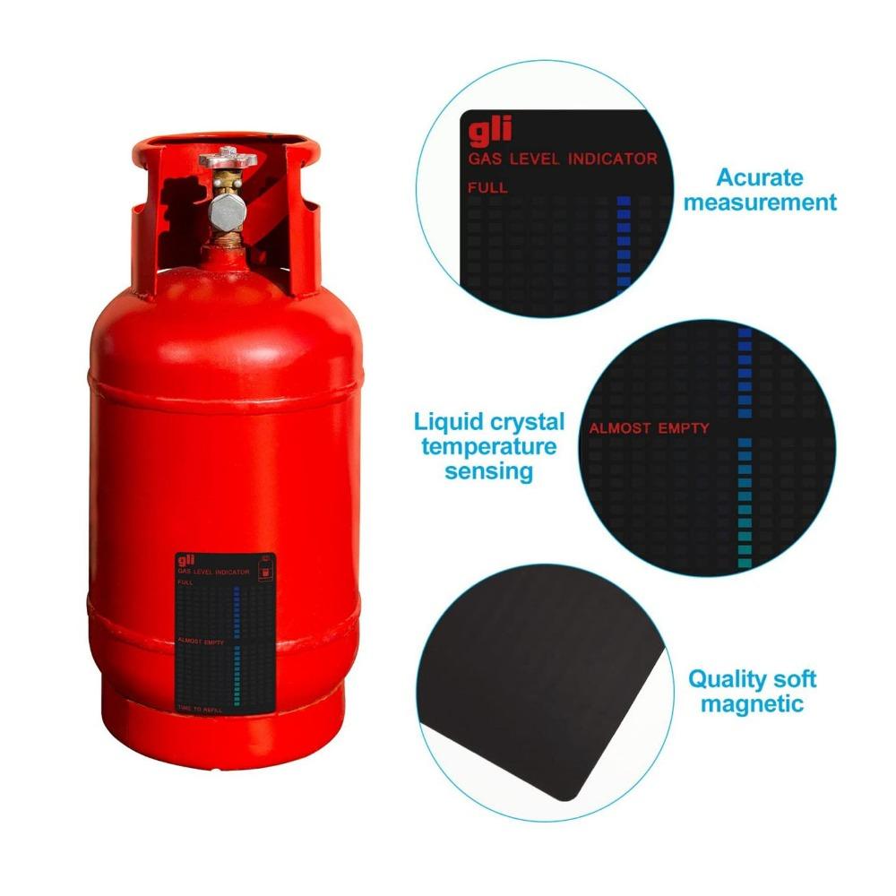 5PACK Magnetic Propane Fuel Level Indicators PET Soft Magnetic Propane Tank Gauge  Outdoor Barbecues