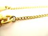 Оригинальная цепочка для кошелька LOUIS VUITTON с золотым покрытием Chaine Anneau Cle #b020  Восстановлена продавцом