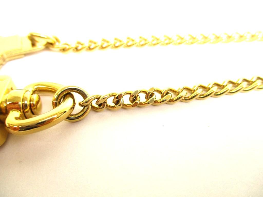 Оригинальная цепочка для кошелька LOUIS VUITTON с золотым покрытием Chaine Anneau Cle #b020 Восстановлена продавцом