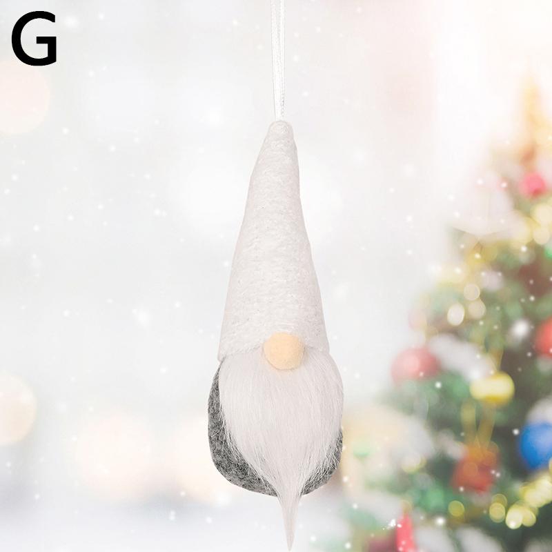 1шт креативная безликая кукла игрушка лесной старик рождественское украшение подвесной кулон новогодний подарок