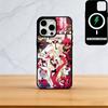 Чехол для телефона H-Hazbin H-Hotel для iPhone 17, 16, 15, 14, 13, 12, 11 Plus, Pro Магнитный для Magsafe Беспроводная зарядка