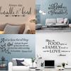 2024 PVC English Letter Inspirational Wall Stickers Self-adhesive Wall Decals For Bedroom Living Room Decoration