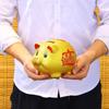 Pig Safe Money Boxes Lucky Children Hide Gift Big Size Saving Piggy Bank Euro Coin Toy Kawaii Family  Home Products