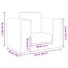 Kids  Sofa Bed Cream Soft Plush