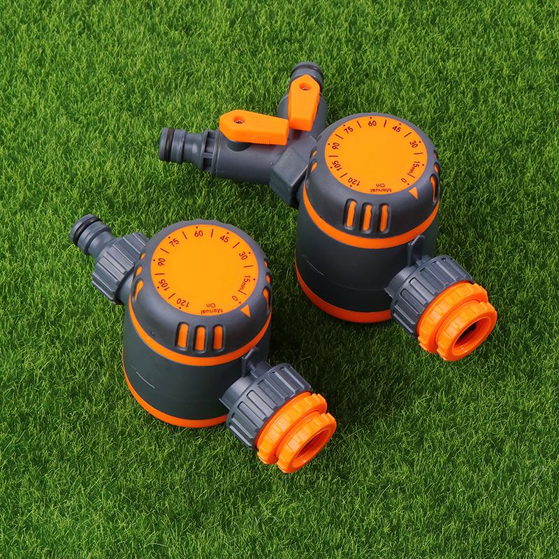 Садовый автоматический полив контроллер орошения 1-2Way интеллектуальный механический таймер подачи воды для уличных растений шланг капельный разбрызгиватель