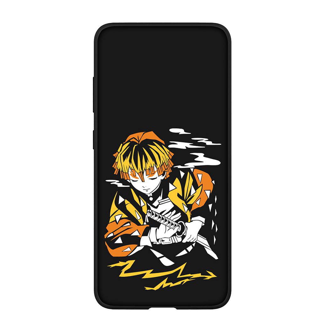 Чехол для Samsung Galaxy S25 S24 S23 iPhone 16 15 Xiaomi Redmi Note 14 13 12 16E 11 Pro Max OPPO Moto Huawei Agatsuma Zenitsu Demon Slayer аниме-чехол
